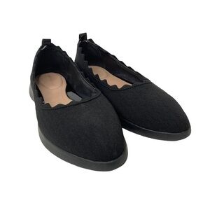 Taryn Rose Dasha Ballet Flats Black 9.5